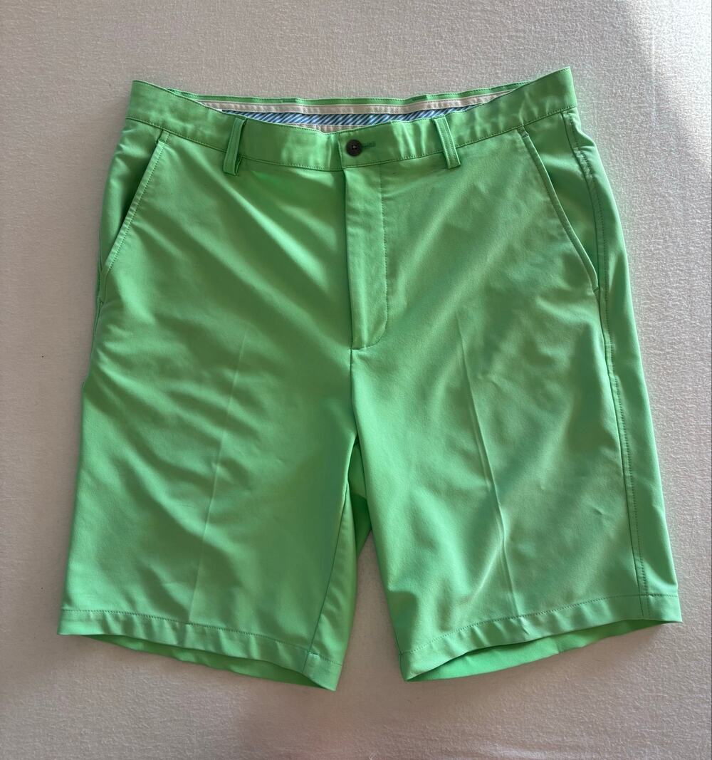 FootJoy Performance Golf Shorts Men’s Size 36 Lime Green Stretch Lightweight